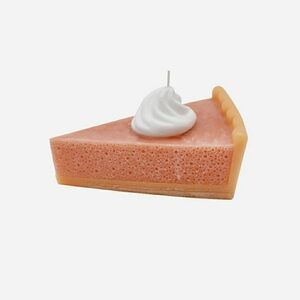 Pumpkin Pie Slice Shaped Candle New